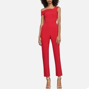 BCBG Red Haida Jumpsuit